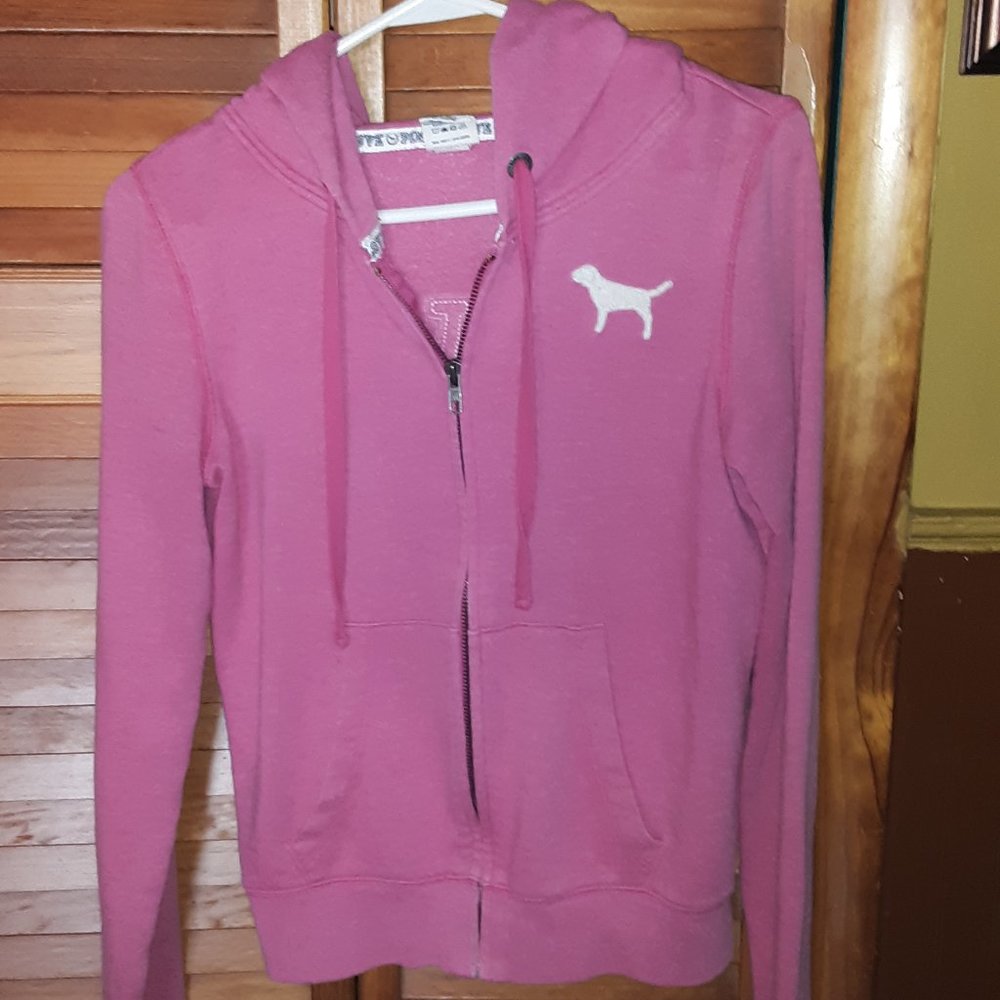 Buy 4 get 1 free Pink Love Pink Zipup Hoody Sz SP
